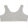 Fruit of the Loom Girls' Big Cotton Built-Up Sport 3 Pack(Pack of 3), Mint chip/White/Grey Heather, 36 view 3