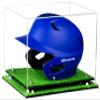 Acrylic Display Case for Baseball Batting Helmet Premium Baseball Display Case with Turf Base and Polished Edges Durable Display Cases for Collectibles.Dim:12.25 L x 10 D x 10.5 H (A012-SR) view 1