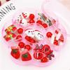 7 Pairs Christmas Clip-on Earrings Hypoallergenic Christmas Earrings Santa Jewelry Earrings Set for Women Including Red Santa Claus Present Box White Snowman view 3