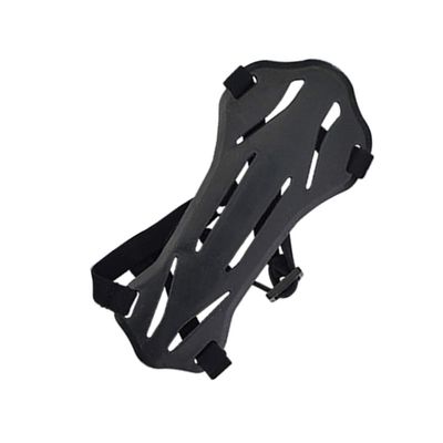 Archery Arm Guard Soft Rubber Arm Protector Forearm Protective Gears with Adjustable 2 Straps for Beginner Shooting Hunting Practice (Black)