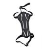 Archery Arm Guard Soft Rubber Arm Protector Forearm Protective Gears with Adjustable 2 Straps for Beginner Shooting Hunting Practice (Black) view 2