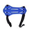 MILAEM Archery Arm Guard Soft Rubber Arm Protector Forearm Protective Gears with Adjustable 2 Straps for Beginner Shooting Hunting Practice (Blue) view 2