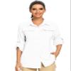 Women's Quick Dry UPF 50+ Sun Protection Long Sleeve Shirt Hiking Fishing Shirts,White,M view 1