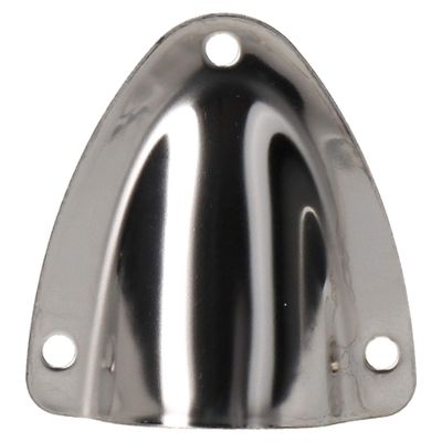 AB Tools Air Vent Scoop Drain Cover Shell Shaped Polished Marine Stainless Steel 57mm