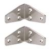 AB Tools Marine Angle Bracket 90 Degree Brace Marine Stainless Steel 56mm x 25mm 2PK view 1