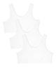 Fruit of the Loom Girls' Big Cotton Built-Up Sport 3 Pack(Pack of 3), White, 30 view 1
