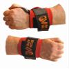 IRON APE Extra Stiff 34" Wrist Wraps. New Versatile Twin Thumb Loop Design for Powerlifting, Strongman, Weightlifting, and Bodybuilding. Weightlifting Wrist Support for Men and Women view 1