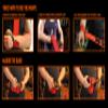 IRON APE Extra Stiff 34" Wrist Wraps. New Versatile Twin Thumb Loop Design for Powerlifting, Strongman, Weightlifting, and Bodybuilding. Weightlifting Wrist Support for Men and Women view 4