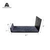 AA Products A Couple of Aluminium Snowboard Display Wall Mount Rack w/Protective Lining view 3