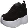 DC Women's E.TRIBEKA Platform Skate Shoe, Black, 5.5 M US view 1