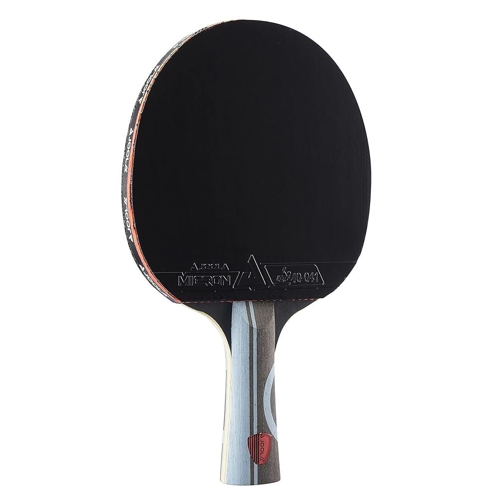 JOOLA Infinity Edge - Tournament Performance Carbon Technology - Black Rubber on Both Sides - Competition Ready - Table Tennis Racket for Advanced Training - Designed for Speed - Light Blue