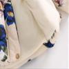 Baby Toddler Girls Boys Winter Fall Clothes Warm Jacket 2-7 Years Old Kids Floral Thick Hooded Windproof Coat (3-4 Years Old, Beige) view 3