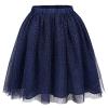 Bonny Billy Girls Classic Layers Tulle Tutu Sparkling Skirt Size 12 Navy Blue