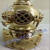 Marine Gift Shop Antique Navy Mark V Solid Brass & Steel Vintage Divers Diving Helmet Vintage view 1