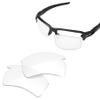 Glintbay 100% Precise-Fit Replacement Lenses for Oakley Flak 2.0 Asian Fit (AF) OO9271 - Crystal Clear Non-polarized view 1
