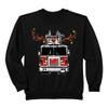 Firefighter Reindeer Sweatshirt Funny Christmas Ride Shirt Sweatshirt view 1