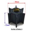 Boat Motor TE15-04000200 Impeller for Parsun HDX Makara TE9.9 TE15 2-Stroke Outboard Motor Engine view 2
