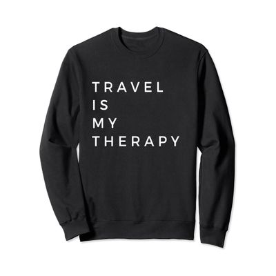 Travel Is My Therapy Sweatshirt