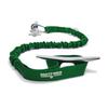 Boat Lines & Dock Ties Bungee Boating Dock Ties, One Loop and Hook, Pack of Two, Made in USA (Green, 30" Hook and Loop) view 1