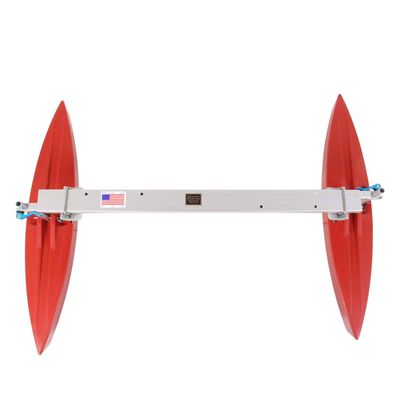 Spring Creek Manufacturing Hydrodynamic Canoe Stabilizer Float Package (Red, 45)