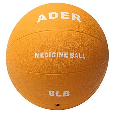 Ader Rubber Medicine Ball 2,4,6,8,9,10,12,15,18,20,25LB (8LB)