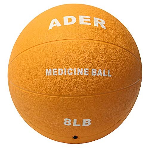 Ader Rubber Medicine Ball 2,4,6,8,9,10,12,15,18,20,25LB (8LB)