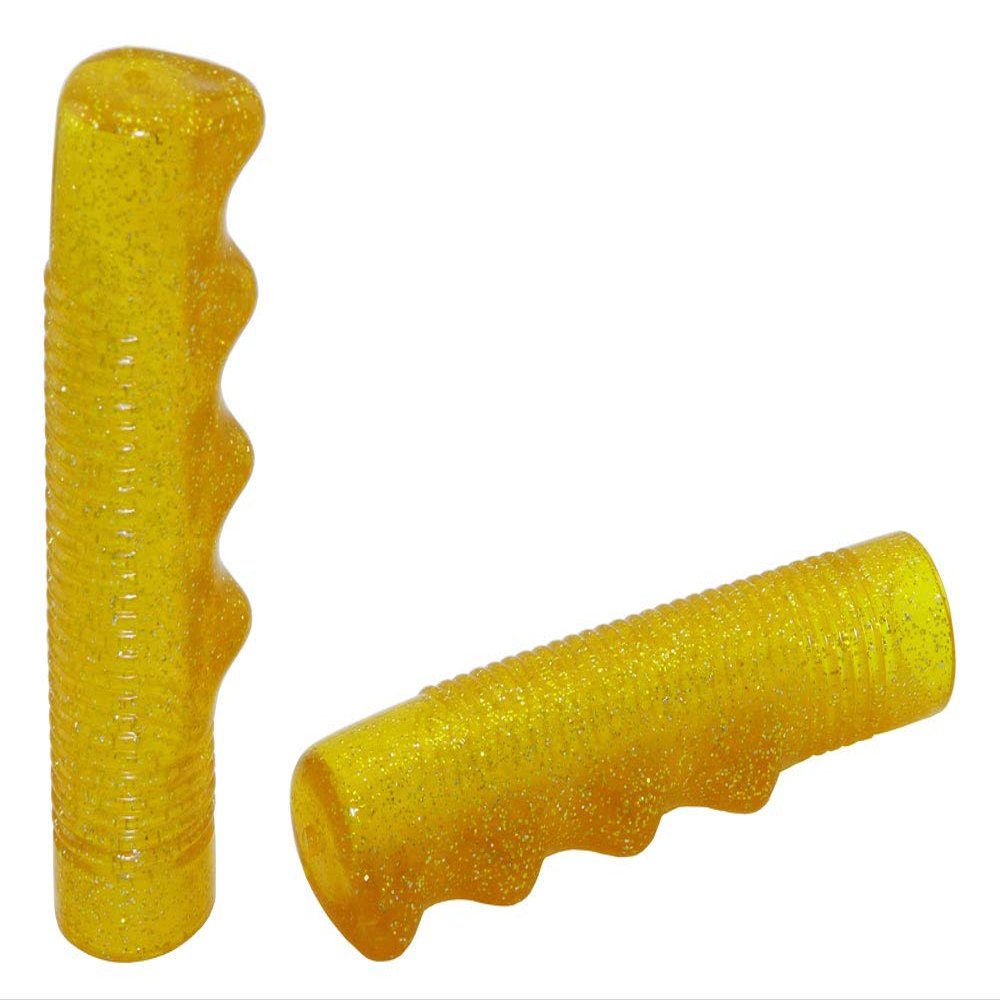 Alta Glitter Flake Lowrider Bicycle Sparkle Grips (Gold)