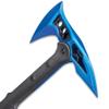 M48 Blue Tactical Tomahawk Axe and Snap On M48 Sheath - Hawk Axe, Blue Stainless Steel Blade, Piercing Spike, Grippy Reinforced Fiberglass Handle, Made for Door Breaching and Chopping - Length 15 view 4