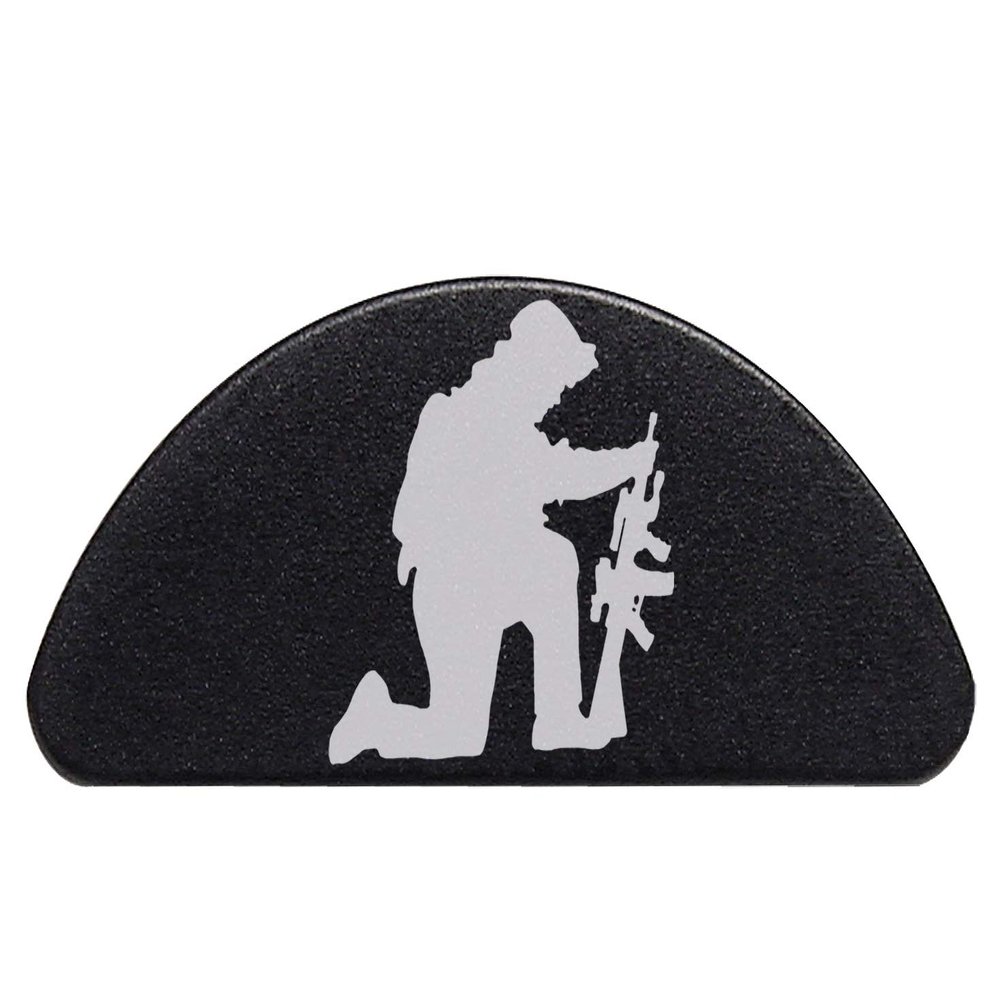 NDZ Performance Prayer Military Soldier Engraved Aluminum Grip Frame Slug Plug for Glock 43 G43 9mm