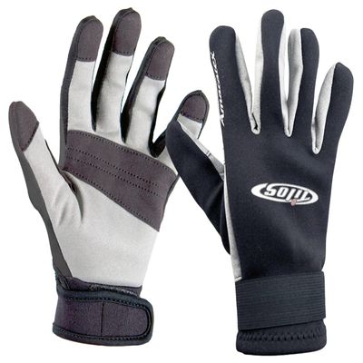 Tilos 1.5mm Tropical Dive Gloves with Amara Leather for Snorkeling, Kayaking, Water Jet Skiing, Sailing, Scuba Diving, Rafting