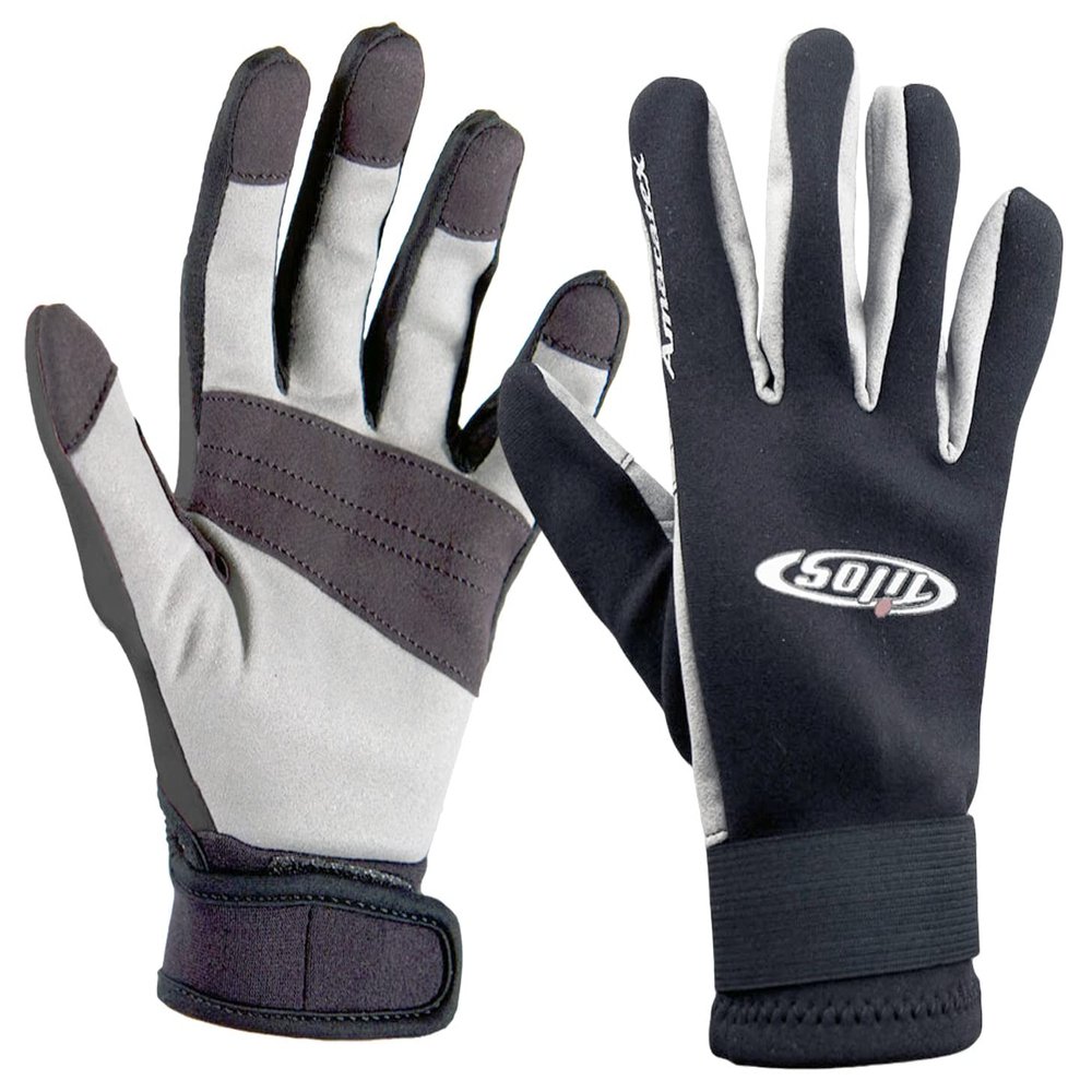 Tilos 1.5mm Tropical Dive Gloves with Amara Leather for Snorkeling, Kayaking, Water Jet Skiing, Sailing, Scuba Diving, Rafting