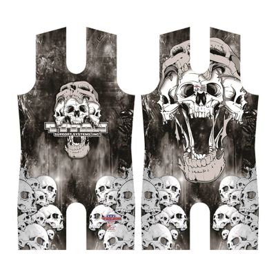 Titan Support Systems Skull Powerlifting Singlet - IPF Legal (Small 114-123 lbs body weight)