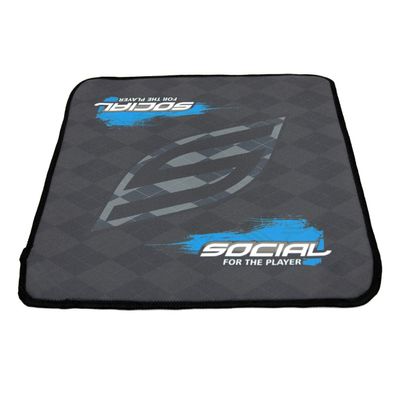 Social Paintball Microfiber Cleaning Cloth, Black Argyle - 12" x 12"
