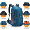 G4Free 45L Hiking Travel Backpack Waterproof with Rain Cover, Outdoor Camping Daypack for Men Women (Grey Blue) view 3