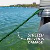 Boat Lines & Dock Ties Bungee Boating Dock Ties, One Loop and Hook, Pack of Two, Made in USA (Green, 36" Hook and Loop) view 4
