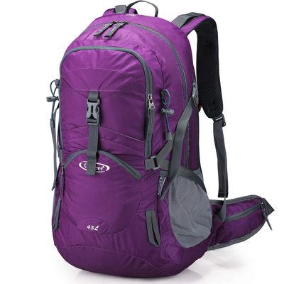 G4Free 45L Hiking Backpacks with Rain Cover Waterproof Trekking Backpack Travel Backpack Outdoor Camping Mountaineering Hiking for Men Women