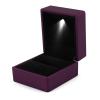 LED Light Ring Box, Fashionable Lighted Ring Storage Box Jewelry Display Case Proposal,Engagement,Wedding,Gift() view 3