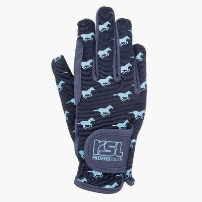 USG KL Select Kid's Norway Gloves Navy/Light Blue (6.5) XSmall