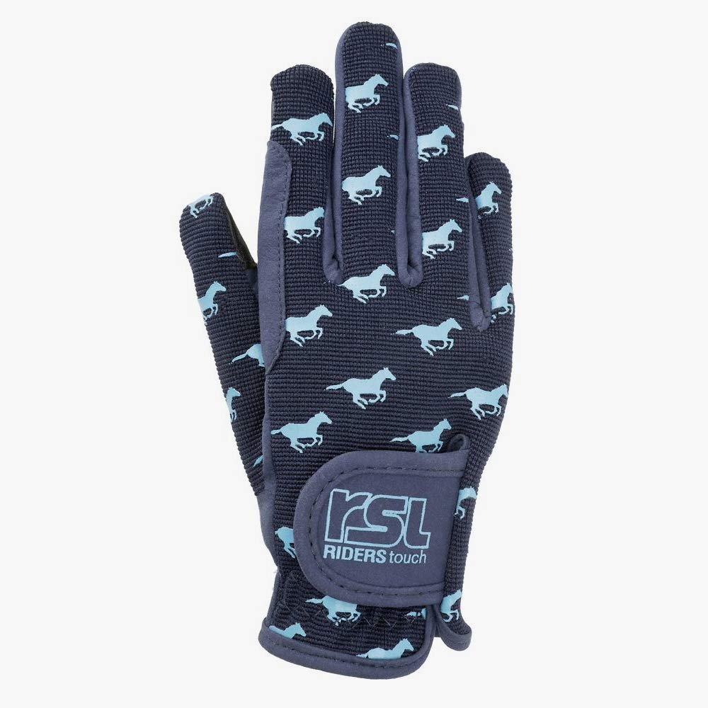 USG KL Select Kid's Norway Gloves Navy/Light Blue (6.5) XSmall