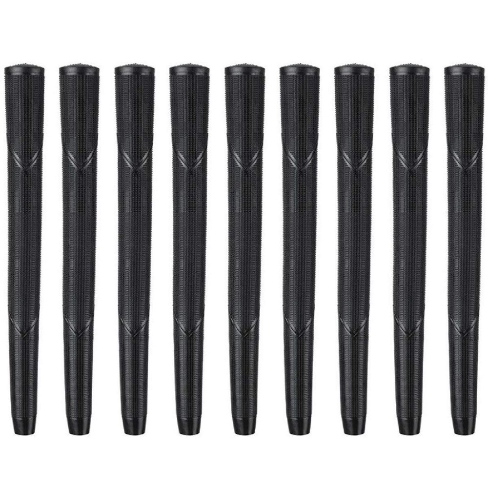 Karma Arthritic Oversized (+3/32) Golf Grips for Men (9 Piece Set) | Firm Rubber Replacement Golf Club Grips Who Suffer from Arthritis