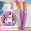 ANTSANG Kids Girls Knee High Socks Long Boot Crazy Silly Fun Gift Cute Tall Animal Socks for Child 6 Pairs Stocking Stuffers Gifts for 10 Year Old Girls Birthday Gifts Ideas(Dots Animal) view 4