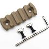 Active-8 5/7/9/11/13 Slots mlok Picatinny Rail Sections Aluminum Mount Adapter Tan Printed (5 Slots / 56mm) view 3