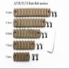 Active-8 5/7/9/11/13 Slots mlok Picatinny Rail Sections Aluminum Mount Adapter Tan Printed (11 Slots / 115mm) view 3