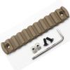 Active-8 5/7/9/11/13 Slots mlok Picatinny Rail Sections Aluminum Mount Adapter Tan Printed (11 Slots / 115mm) view 4