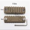 Active-8 5/7/9/11/13 Slots mlok Picatinny Rail Sections Aluminum Mount Adapter Tan Printed (9 Slots / 95mm) view 2