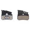 Shimano Spares N04C disc pads and spring, alloy backed with cooling fins, metal sintered view 1