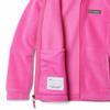 Columbia Youth Girls Benton II Fleece Hoodie, Pink Ice, XX-Small view 2