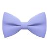 Bow Tie House Linen Men's Classic Pre-Tied Bow Tie Formal Solid Tuxedo (Large, Lavender) view 1