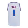 CNALLAR Mens Basketball Jerseys Taz !# Space Movie Shirts (White, Medium) view 1