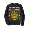 Deputy Sheriff Sweatshirt Ugly Christmas view 1